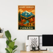 Mount Robson Canada V04 Poster (Heimbüro)