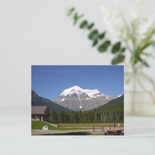 Mount Robson, Kanada Postkarte (Stehend Vorderseite)