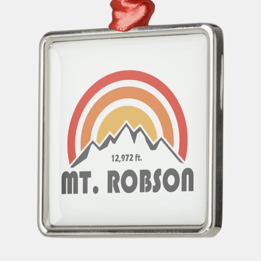 Mount Robson Ornament Aus Metall (Links)