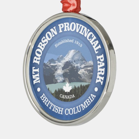 Mount Robson PP Ornament Aus Metall (Links)