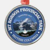Mount Robson PP Ornament Aus Metall (Vorne)