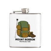 Mount Robson Provincial Park Backpack Flachmann (Vorderseite)
