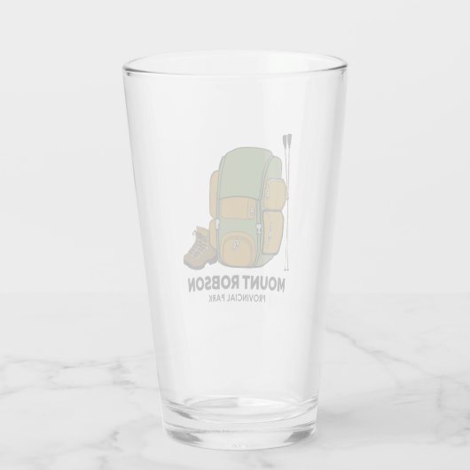 Mount Robson Provincial Park Backpack Glas (Rückseite)