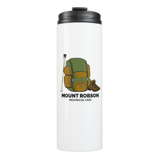 Mount Robson Provincial Park Backpack Thermosbecher (Vorderseite)
