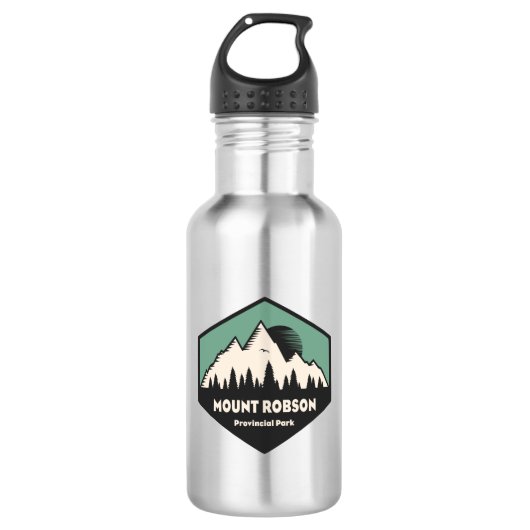 Mount Robson Provincial Park Edelstahlflasche (Vorderseite)