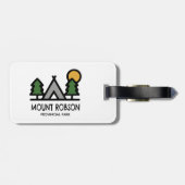 Mount Robson Provincial Park Gepäckanhänger (Rückseite horizontal)