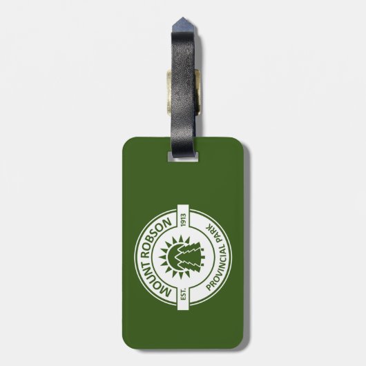 Mount Robson Provincial Park Gepäckanhänger (Rückseite vertikal)