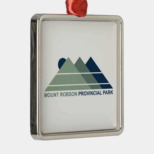 Mount Robson Provincial Park Mountain Ornament Aus Metall (Rechts)