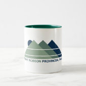Mount Robson Provincial Park Mountain Zweifarbige Tasse (Mittel)