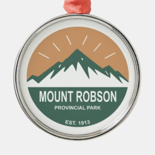 Mount Robson Provincial Park Ornament Aus Metall