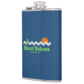 Mount Robson Provincial Park Retro Flachmann (Links)