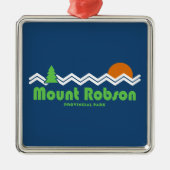 Mount Robson Provincial Park Retro Ornament Aus Metall (Vorne)