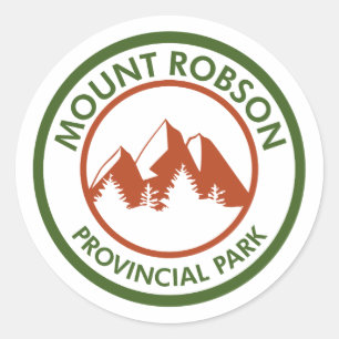 Mount Robson Provincial Park Runder Aufkleber
