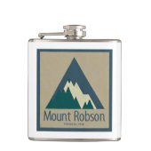 Mount Robson Provincial Park Rustic Flachmann (Vorderseite)