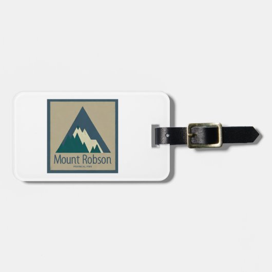 Mount Robson Provincial Park Rustic Gepäckanhänger (Vorderseite horizontal)