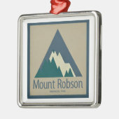 Mount Robson Provincial Park Rustic Ornament Aus Metall (Links)
