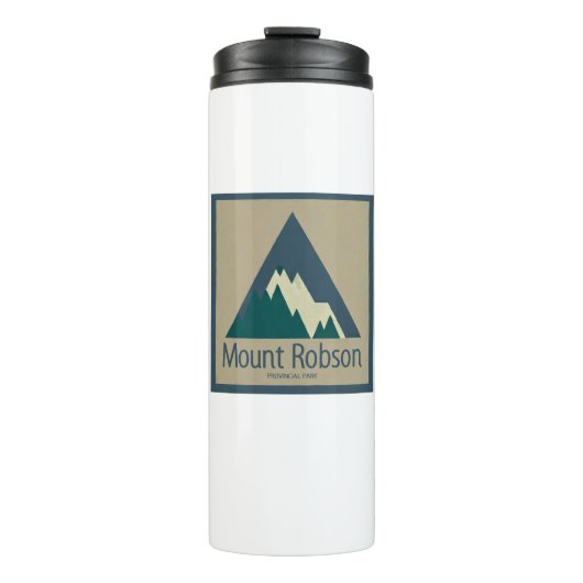 Mount Robson Provincial Park Rustic Thermosbecher (Vorderseite)