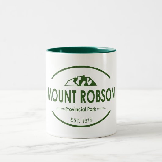 Mount Robson Provincial Park Zweifarbige Tasse (Mittel)