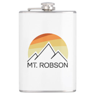 Mount Robson Retro Flachmann