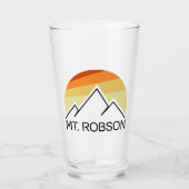 Mount Robson Retro Glas (Vorderseite)