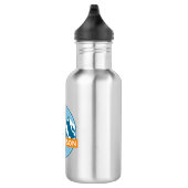 Mount Robson Stars Moon Edelstahlflasche (Rechts)