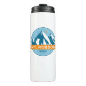 Mount Robson Stars Moon Thermosbecher (Vorderseite)