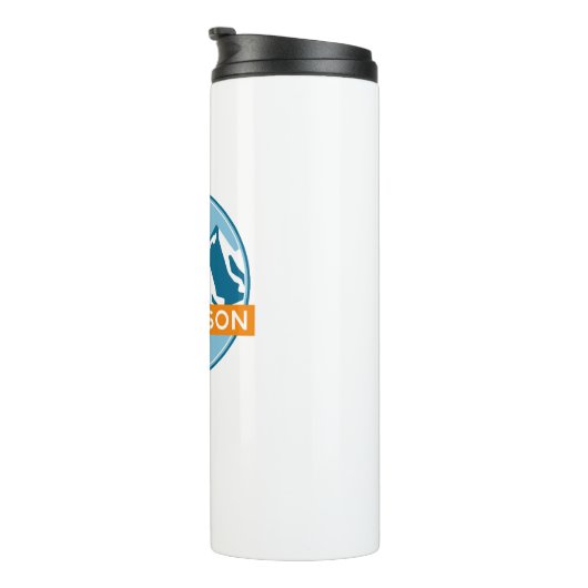 Mount Robson Stars Moon Thermosbecher (Nach rechts gedreht)