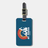 Mount Robson Sun Eagle Gepäckanhänger (Vorderseite vertikal)