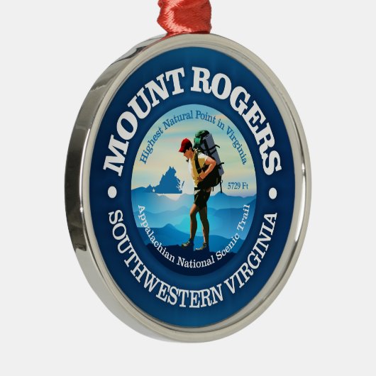 Mount Rogers (C) Ornament Aus Metall (Rechts)