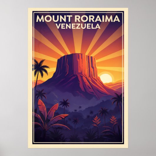 Mount Roraima Venezuela V05 Poster (Vorne)