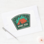 Mount Rose Wilderness Nevada Camping Rechteckiger Aufkleber (Umschlag)