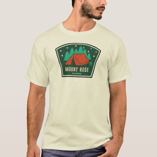 Mount Rose Wilderness Nevada Camping T-Shirt (Vorderseite)