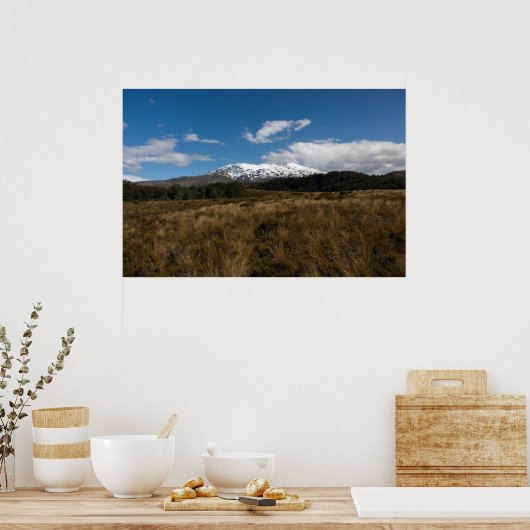 Mount Ruapehu Poster (Küche)
