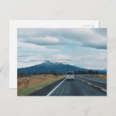 Mount Ruapehu Postkarte (Vorne/Hinten)