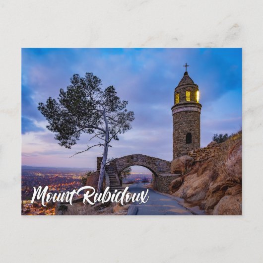 Mount Rubidoux Park, Riverside, Kalifornien Postkarte (Vorderseite)