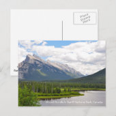 Mount Rundle in Banff National Park, Kanada Postkarte (Vorne/Hinten)