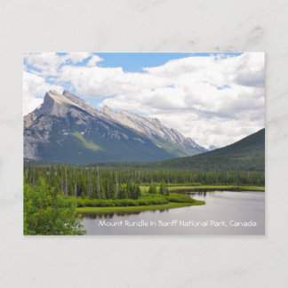 Mount Rundle in Banff National Park, Kanada Postkarte