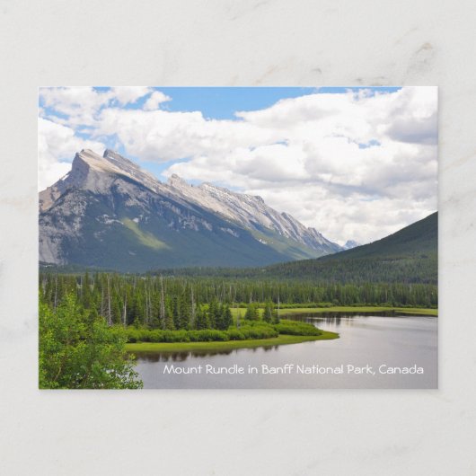 Mount Rundle in Banff National Park, Kanada Postkarte (Vorderseite)