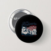 Mount Rushmore 4. Juli feiert USA-Flagge Mt Button (Vorne & Hinten)