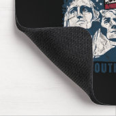 Mount Rushmore 4. Juli feiert USA-Flagge Mt Mousepad (Ecke)