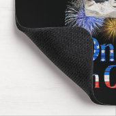 Mount Rushmore 4. Juli Fliegenflieger Mousepad (Ecke)