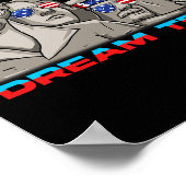 Mount Rushmore 4. Juli Funny Patriotic Preside Poster (Ecke)