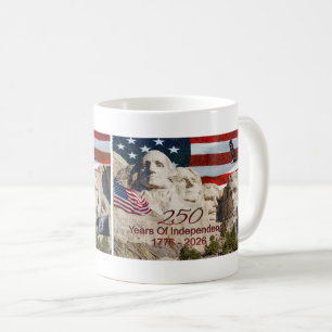 Mount Rushmore America 250 Klassischer Becher Kaffeetasse