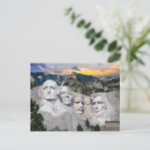Mount Rushmore America Präsidenten Postkarte (Stehend Vorderseite)