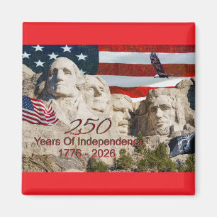 Mount Rushmore Amerika 250 Magnet