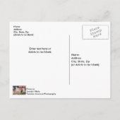 Mount Rushmore Amerika 250 Postkarte (Rückseite)