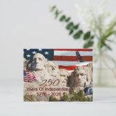 Mount Rushmore Amerika 250 Postkarte (Stehend Vorderseite)