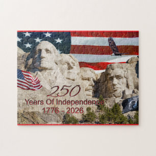 Mount Rushmore Amerika 250 Puzzle