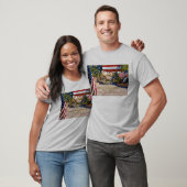 Mount Rushmore Avenue Of Flags Semiquincentennial T-Shirt (Unisex)