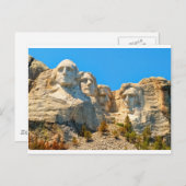 Mount Rushmore Classic View Postkarte (Vorne/Hinten)